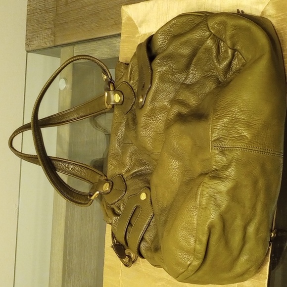 B. Makowsky olive green purse - Picture 2 of 4